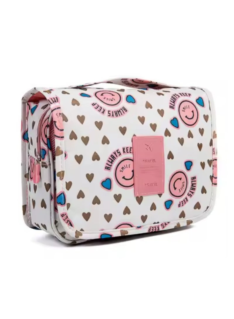 Travel Bag, Cosmetic Organizer Bag, Toiletry Bag, Waterproof Bag, Small Toiletry Bag,  White  - Image 3