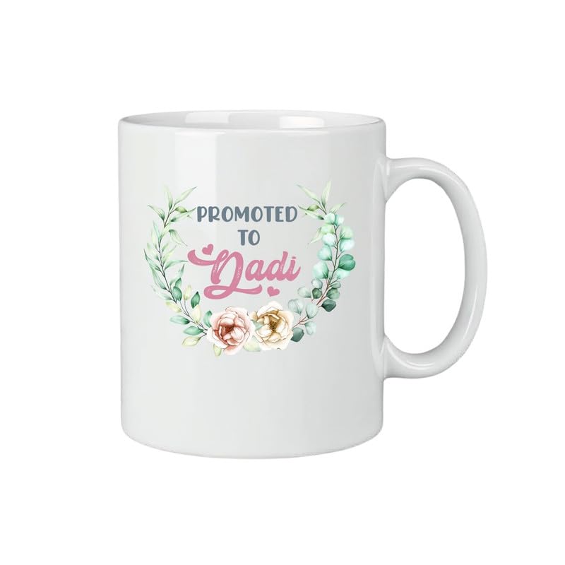 KNITROOT Ceramic Coffee Mug Microwave Safe Promoted to Dadi Print Premium Ceramic Mug Milk Mug Tea Mug Cup for Gift Best Return Gift Best Gift White Mug 250ml85oz - Image 2