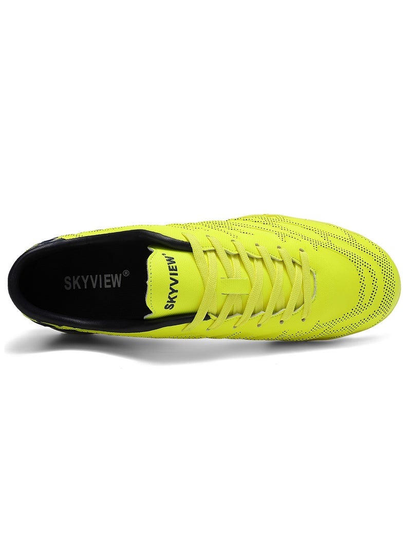 Sky View SKY VIEW Men's And Women's Soccer Shoes Football Cleats Outdoor  Lace-Up Non-Slip Spikes IC/IN Boots Wide Training Sneaker  - Image 5