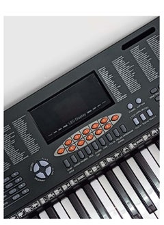 Mike Music 61-Key Electronic Keyboard with Stand, Microphone & Teaching Modes - Pink, 83.5 cm x 28 cm x 8.5 cm, 2.6 kg, Ideal for Kids & Beginners Black  - Image 4