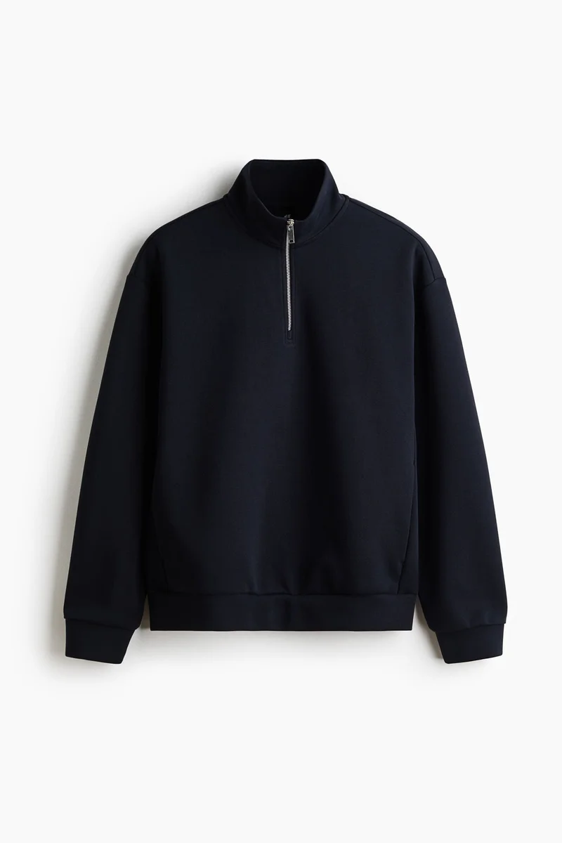 H&M  Relaxed Fit Zip-top sweatshirt for Men | Best Price UAE