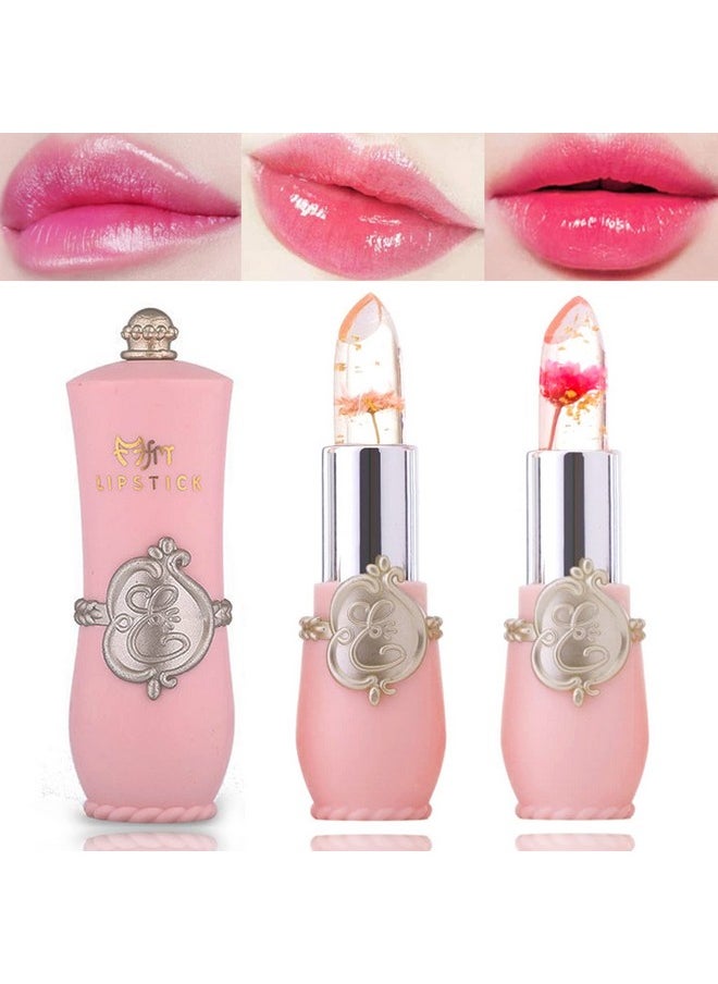 2 Pcs Crystal Flower Jelly Lipstick,Magic Color Changing Lipstick,Ph Clear Temperature Color Changing Lip Gloss,Lip Balm,Long Lasting Nourishing Moisturizing Lip Stick Set(Set A) - pzsku/Z0068023C0B7786A7E9F6Z/45/_/1695645167/daf21cc0-3808-4a55-9bbf-1b5f343fc60e