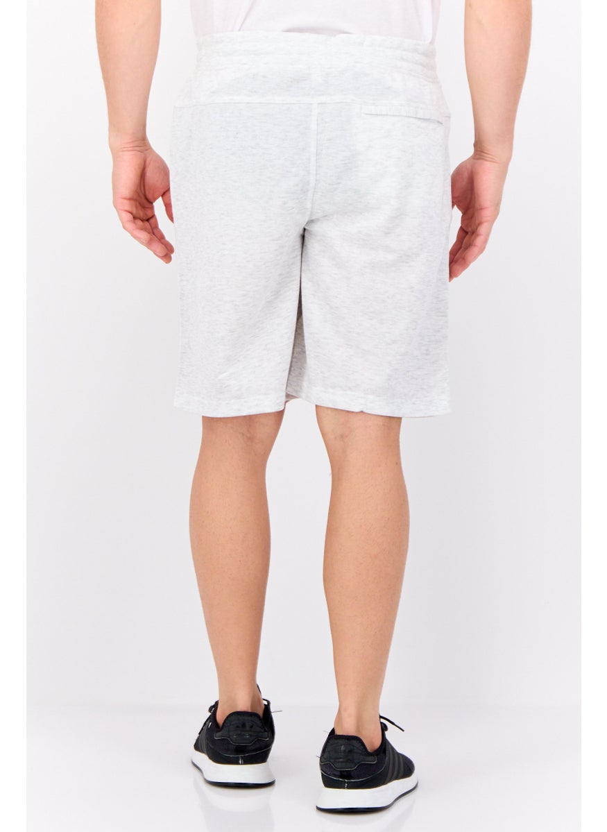 90 Degree By Reflex Men Sportswear Fit Heather Outdoor Shorts, Grey  - Image 4