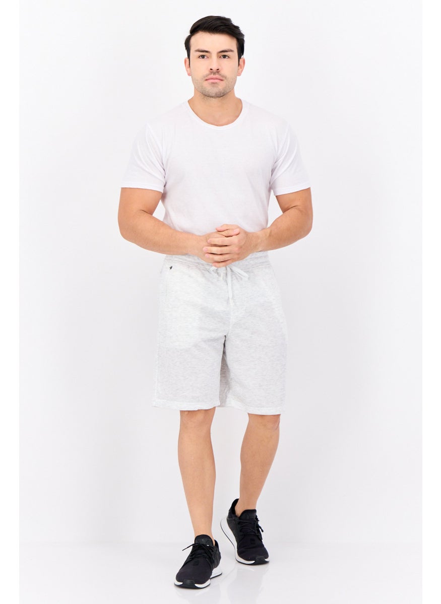 90 Degree By Reflex Men Sportswear Fit Heather Outdoor Shorts, Grey  - Image 2
