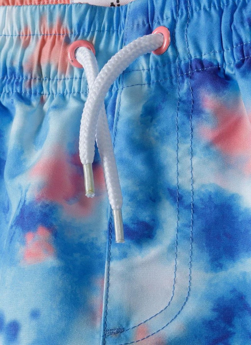 مينوتي شورت سباحة للأولاد بخصر مطاطي ورباط قابل للتعديل - Image 3