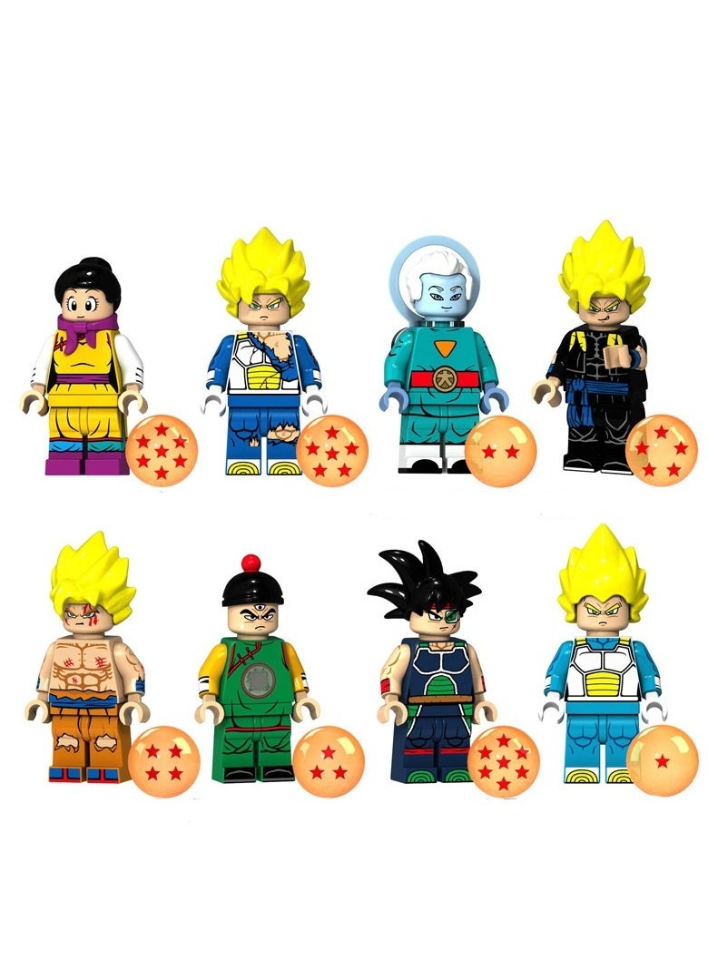 KUYING Dragon Ball Building Blocks Little People Small Particle Assembly 