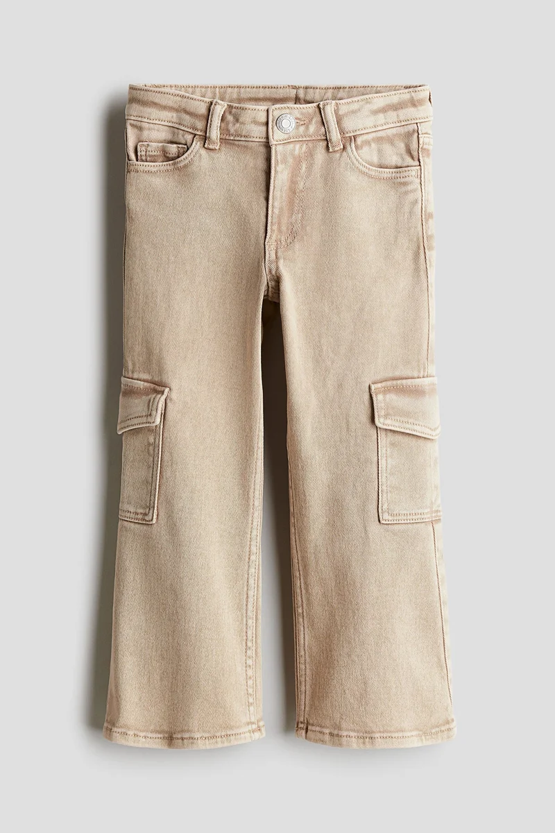 H&M Bootcut Cargo Jeans