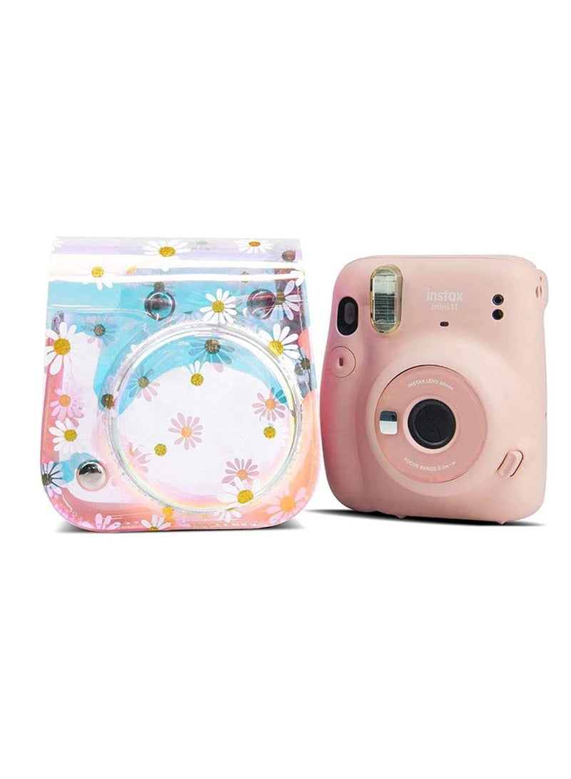 Y&D Camera Case Compatible For Fujifilm Instax Mini 11, 8, 8+, 9 Bag PVC Protective Cover, with Adjustable Shoulder Strap - Image 3