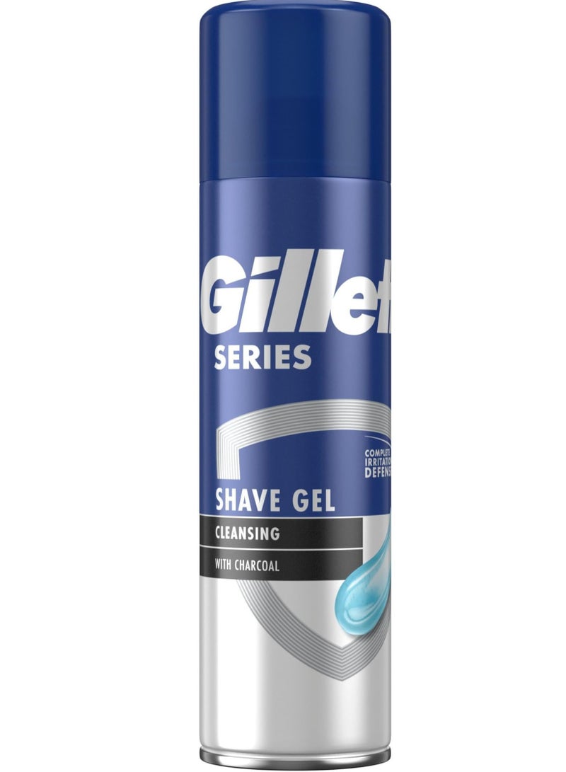جيليت سيريس جل الحلاقة المنظف بالفحم - 200 مل - Image 1