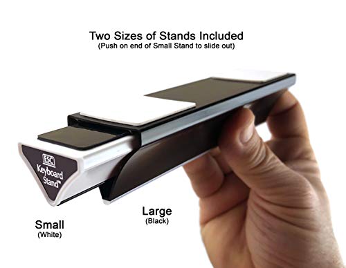 GPG2 ESC Keyboard Stand (2 Sizes), Fixed Tilt Ergonomic Riser for Compact & Full Keyboards, Non-Slip Base, Compatible with Flat-Back Keyboard Only - Image 3