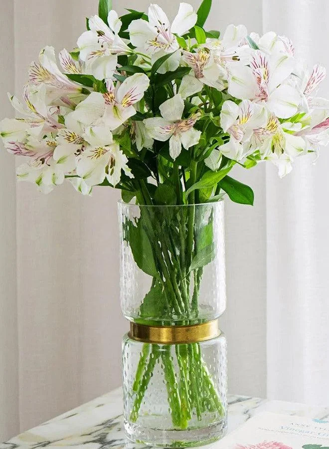 KNOT HOME Karen Storms Decorative Glass Vase Knot Home Designer Accessory for Bedroom Living Dining Room Office Area Décor