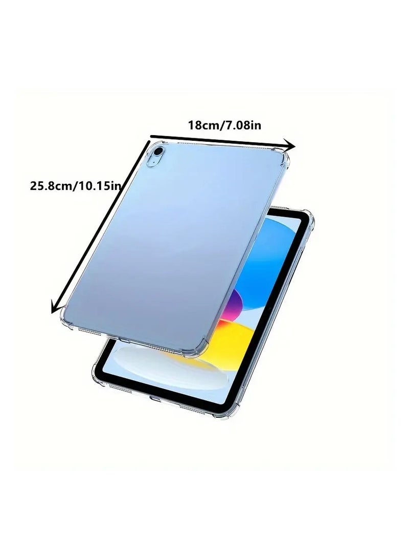 Raxoom Clear Case for 10.9" iPad Air 5th Generation 2022 iPad Air 4th Generation 2020 Scratch Resistant Thin Slim Soft TPU Rubber Silicone Back Cover for iPad Air 5 iPad Air 4 10.9 Inch - Image 2