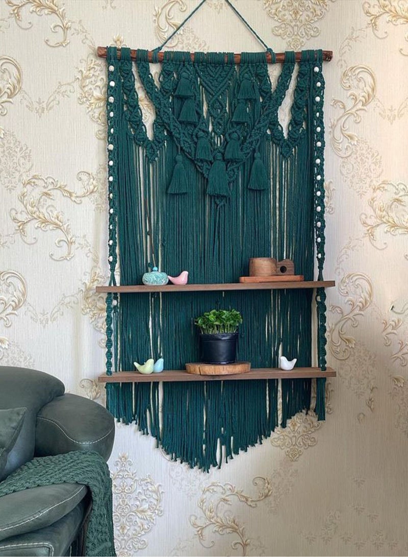 انتيكيانو رف حائط خشبي - Image 3