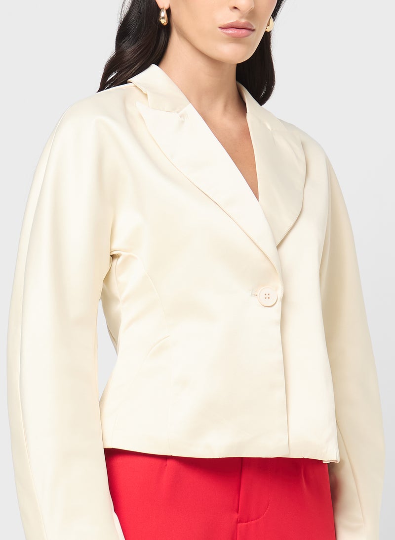 ELLA Cropped Blazer Jacket - Image 3