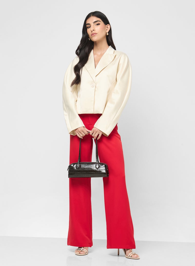 ELLA Cropped Blazer Jacket - Image 4