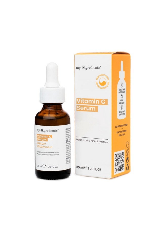 ماسك بار مكوناتي مصل الوجه بفيتامين سي بنسبة 12% - يزيل البقع العمرية، ويحسن المسام، ويصلح التجاعيد، ويقلل من الهالات السوداء، ويرطب البشرة، ويوحد لونها، ويحتوي على زيت معدني ومنتجات العناية بالبشرة الكورية الخالية من القسوة - Image 1