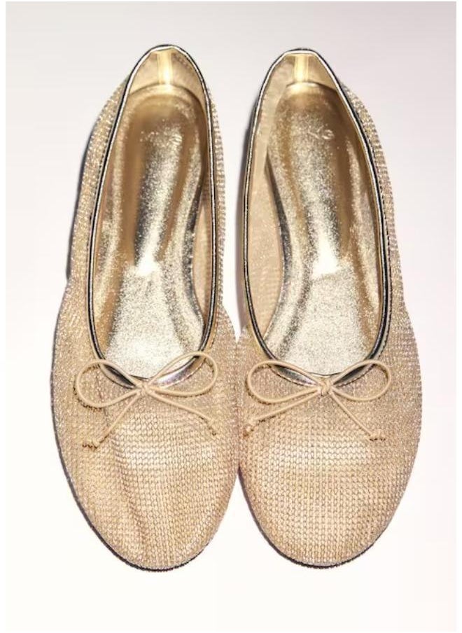 MANGO Casual Mesh Bow Ballerina  - Image 5