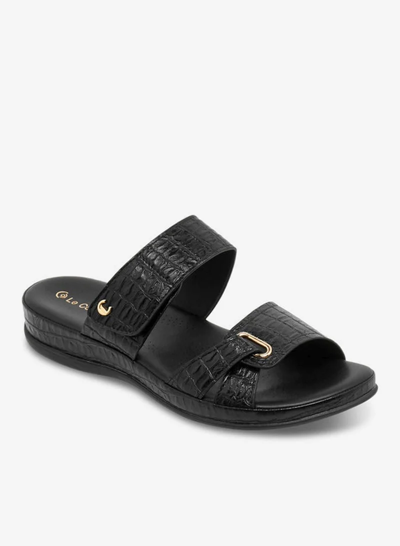 Le Confort Women Textured Comfort Sandals