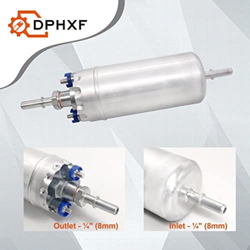 DPHXF 12V Gasoline Inline High Pressure Fuel Pump ，200LPH High Flow 125PSI,16.4 Feet of Super Suction Power，Universal Replacement E2000 - Image 2