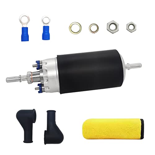 DPHXF 12V Gasoline Inline High Pressure Fuel Pump ，200LPH High Flow 125PSI,16.4 Feet of Super Suction Power，Universal Replacement E2000 - Image 1