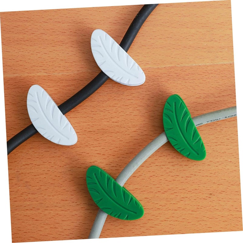 8 Pack Green Leaf Design Plant Wall Clips Hooks For Climbing Vines Garden Decoration Easy Install - Image 4