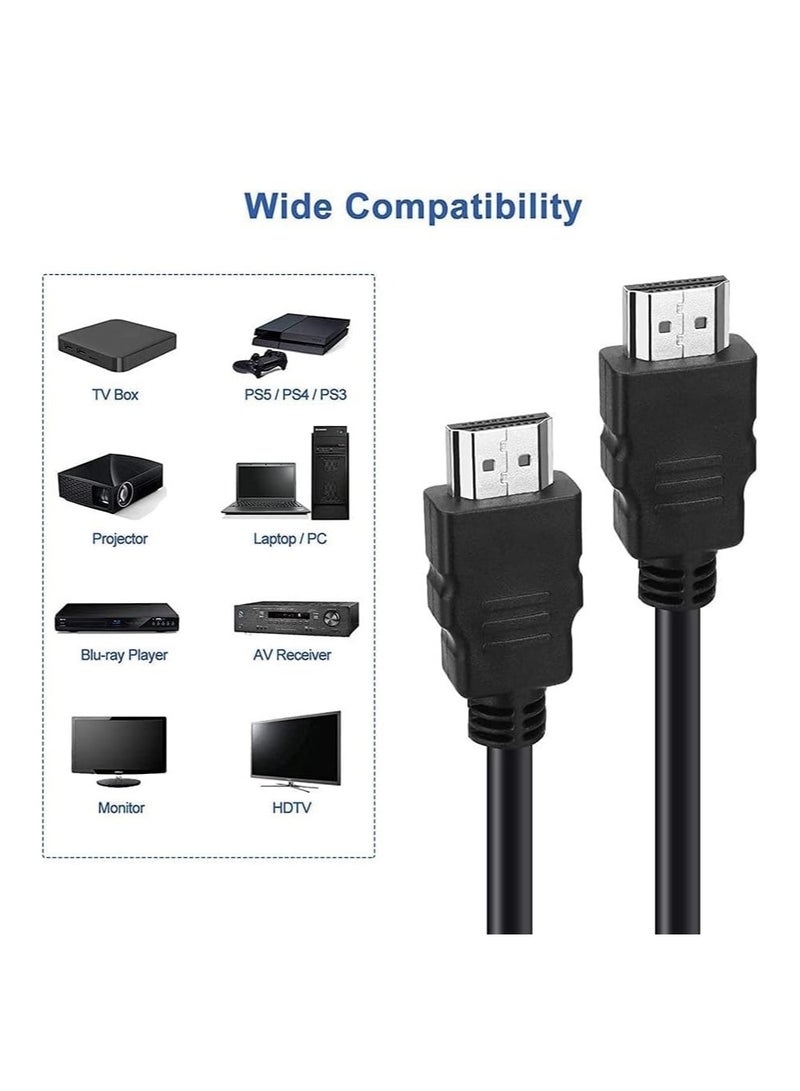Alpha X 3D High Speed HDMI Cable 1.5m Compatible with PS5 PS4 Xbox PC Laptop for Gaming Home Theater Everyday Use - Image 3