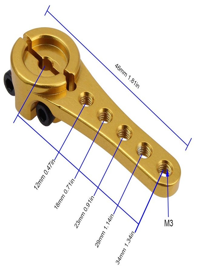 XIND ELE. Aluminum 25T Servo Horn Steering Clamping Arm for Futaba Savox Power HD Xcore 1/8 1/10 RC Crawler Motor - Image 2