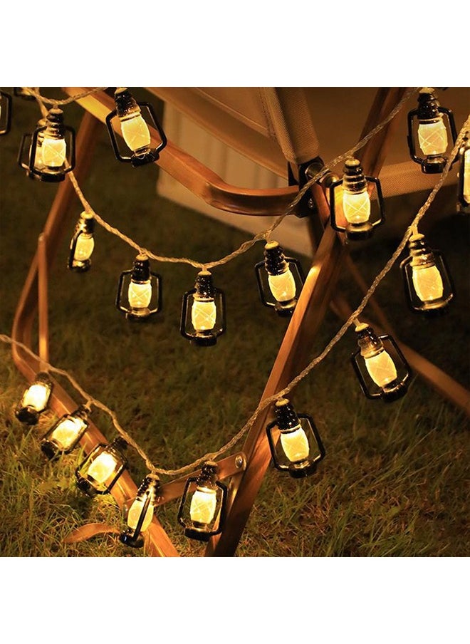 Yoawllty Ramadan Lights, Ramadan Decorations Lights, Ramadan Decorations for Home Indoor Outdoor Patio Garden Party Decor(9.8Ft 20 Mini Kerosene Bottle Shape Lights)  - Image 4