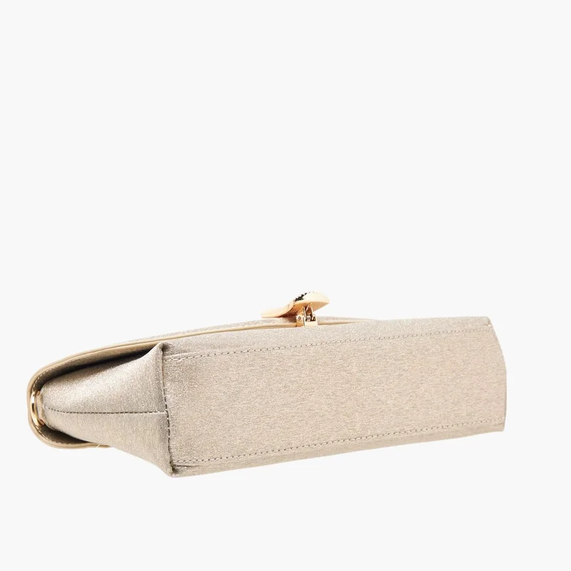 Flora Bella By Shoexpress Women's Textured Crossbody Bag with Detachable Strap and Flap Closure Ramadan Collection