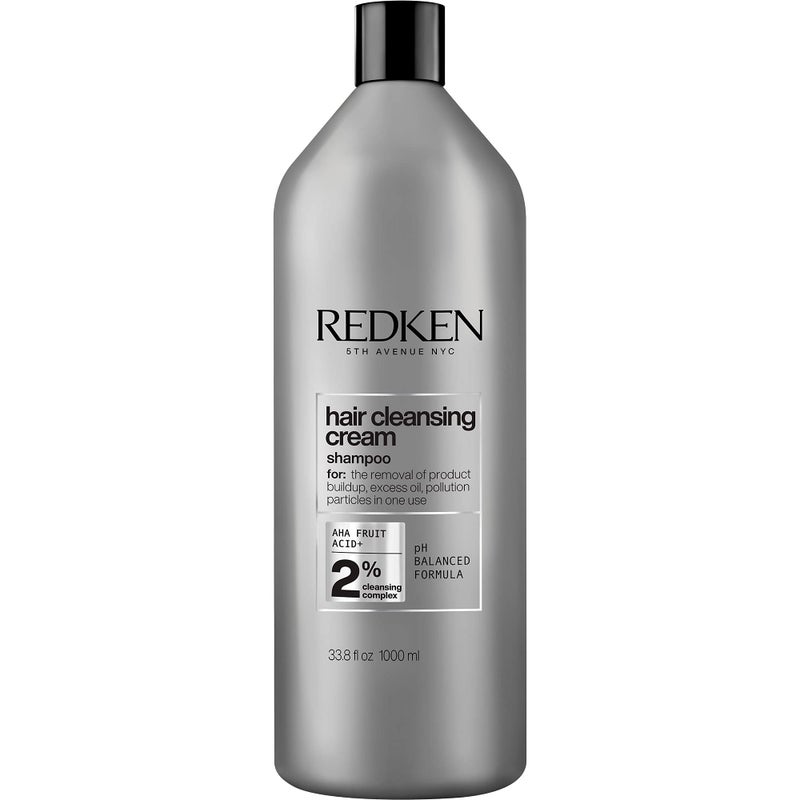 Redken Detox Hair Cleansing Cream Clarifying Shampoo For All Hair Types - Removes Buildup and Strengthens Hair Cuticle, 33.8 Fl Oz - Image 1