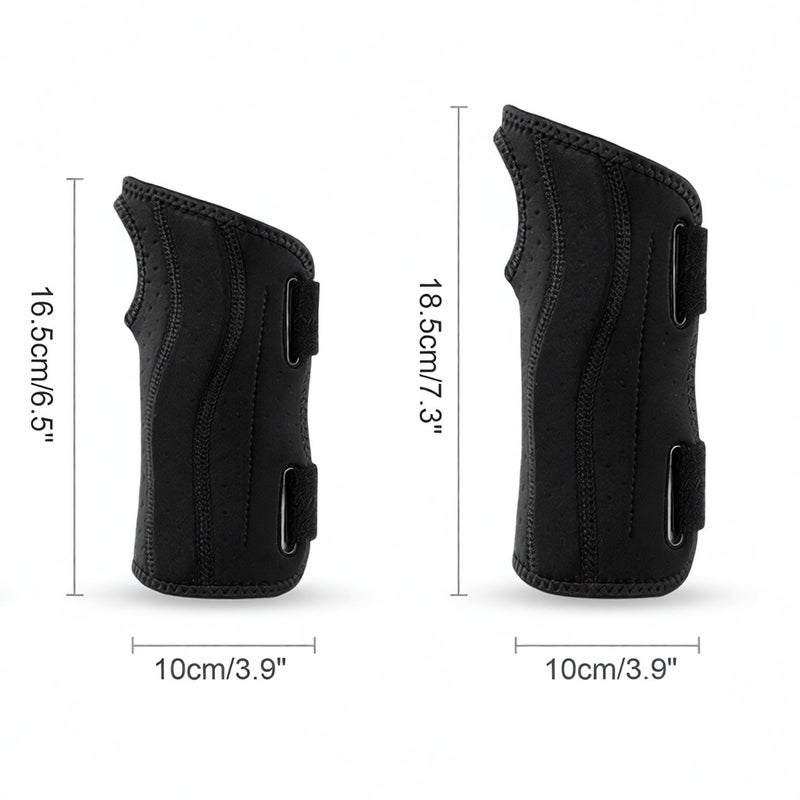 Wrist Brace with Dual Splint Support for Sports Weightlifting Barbell Carpal Tunnel Pain Relieve - Image 5