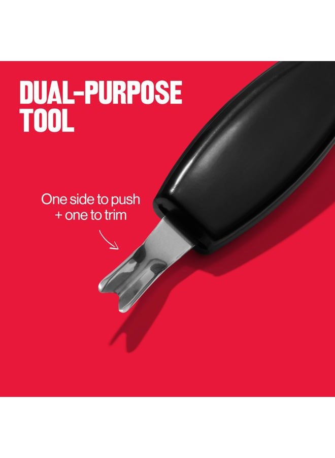 Revlon Cuticle Trimmer With Cap, High Precision V-Tip and Comfortable Grip for Gentle and Easy Trimming, 1 Count - Image 4