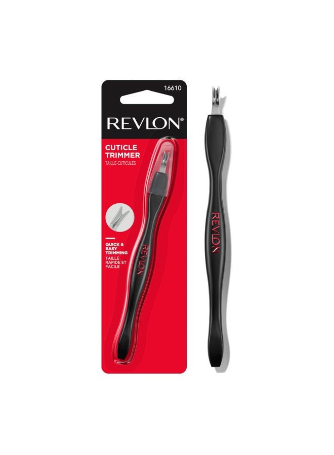Revlon Cuticle Trimmer With Cap, High Precision V-Tip and Comfortable Grip for Gentle and Easy Trimming, 1 Count - Image 1