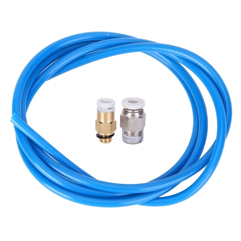أنبوب تغذية PTFE بطول 2 متر - مجموعة فوهة PTFE عن بُعد - أنبوب طابعة ثلاثية الأبعاد مقاوم للتآكل وذاتي التشحيم مع موصل هوائي M10 للتغذية عن بُعد - Image 3