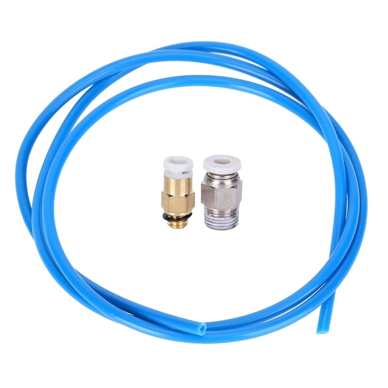 أنبوب تغذية PTFE بطول 2 متر - مجموعة فوهة PTFE عن بُعد - أنبوب طابعة ثلاثية الأبعاد مقاوم للتآكل وذاتي التشحيم مع موصل هوائي M10 للتغذية عن بُعد - Image 4