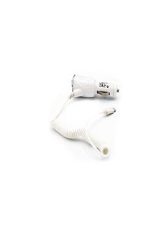 ماتريكس شاحن سيارة USB لأجهزة ايفون 5/6/7/iOS باللون الأبيض  - Image 3