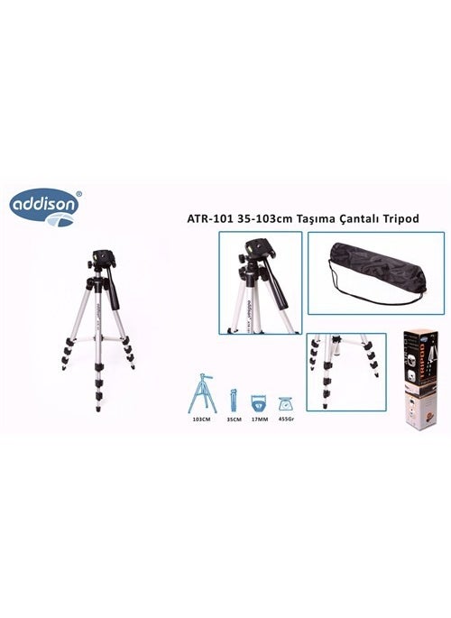 Addison ATR-101 35-103cm Tripod with Carrying Bag  - Image 4