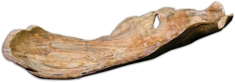 Uttermost Teak  2675 inch Bowl  2675 inches wide by 975 inches deep - Image 1