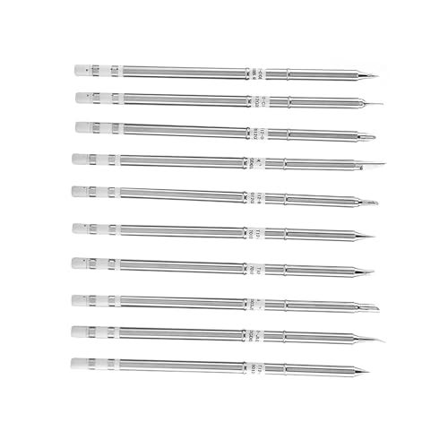 Eujgoov T12 Series Soldering Iron Tips Soldering Repair Tool Welding Tool Replacement for FX-951 Rework Station(Pack of 10) - Image 1