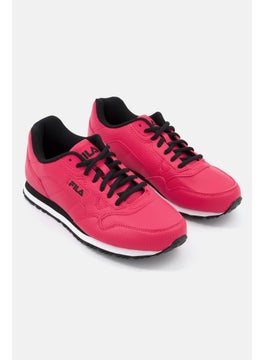 Men Cress PB Lace Up Running Shoes, Red Combo