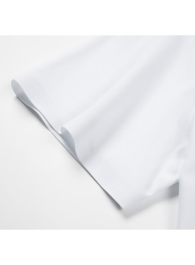 Tucano men's Solid Color Business Casual Polo Shirt With Breathable Short Sleeves - Image 4