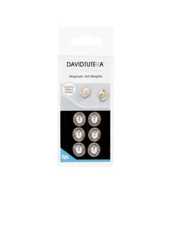 David Tutera Veil Weights Pearl Oval 6 pieces  - Image 3