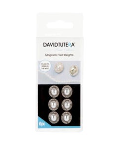 David Tutera Veil Weights Pearl Oval 6 pieces  - Image 2