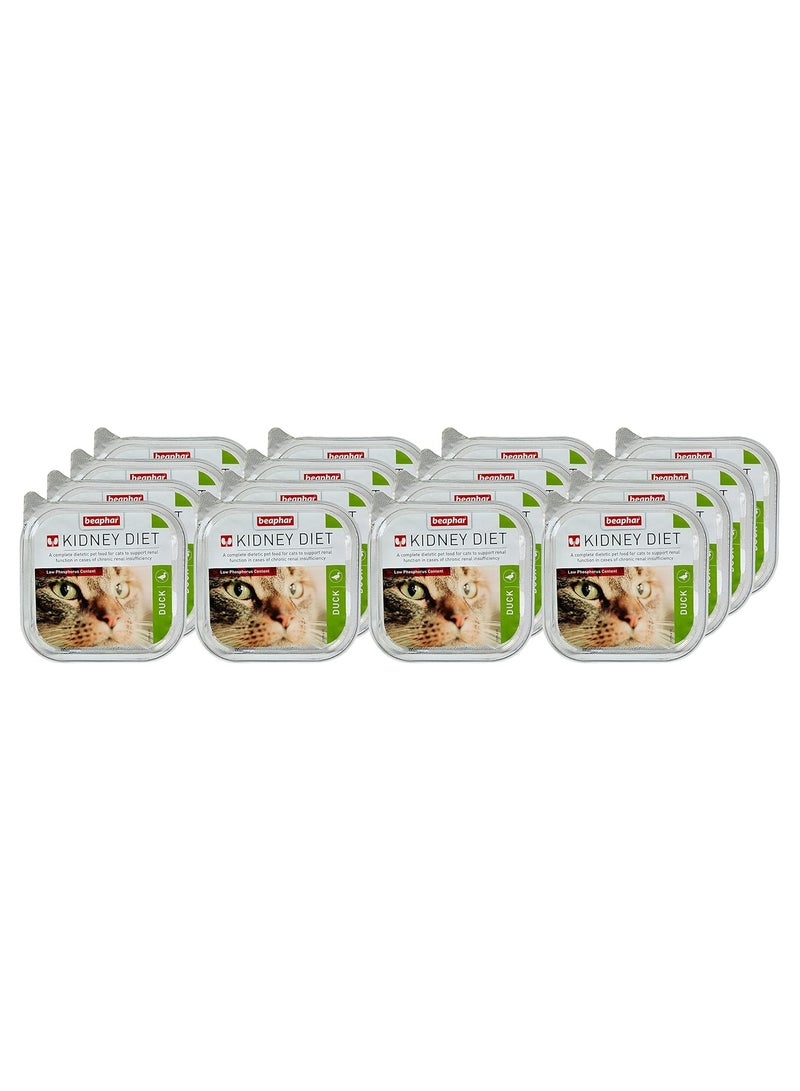 Beaphar WET FOOD - Kidney/Renal Diet Duck(16pcs x 100g) - Image 1