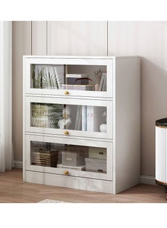NKX 3-Tier Stackable Organizer Cabinet with Doors  - Image 2
