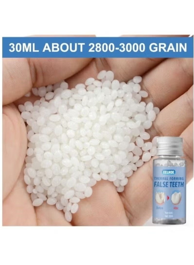 EELHOE Temporary Tooth Repair Beads Tooth Repair Kit Teeth Filling Replacement for Chipped Teeth, Thermal Beads for Temporary Fix The Missing and Broken Tooth  30 ml - Image 2