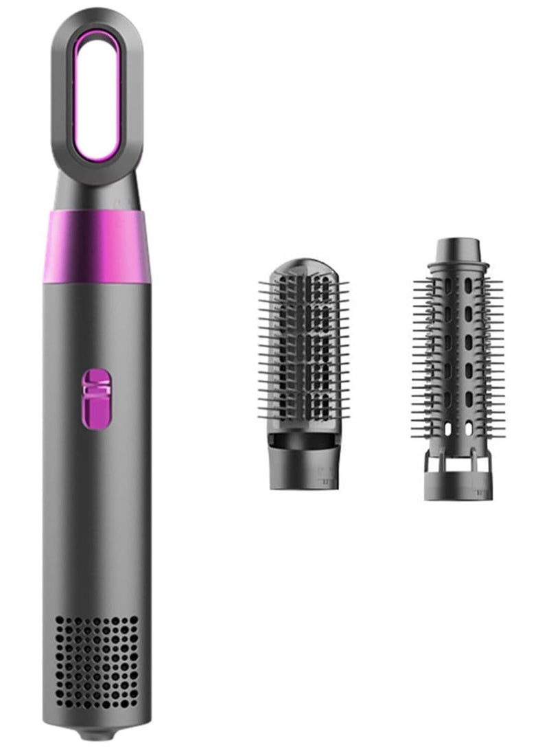 general 3 in 1 Hair Dryer Brush and Volumizer, Detachable Hair Dryer Styler, One-Step Hot Air Brush for Straightening Curling Drying Combing Scalp Massage Styling (Hair Dryer Brush, SILVER) - Image 1