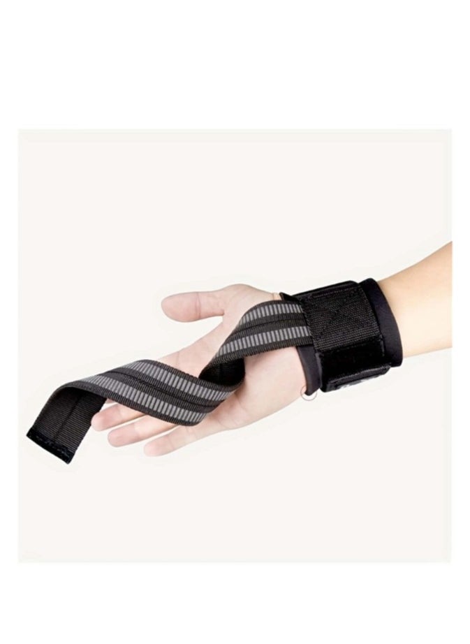 OASIS-TH 2Pcs Weightlifting Pressure Wrist Guard Strap Adjustable Hard Pull Lifting Wrist Strap Grips Band Strength Training Deadlift Grip Band Fitness  - Image 3
