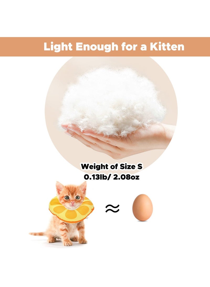 Adjustable Recovery Collar for Cats and Small Dogs, Protective E-Collar for Post-Surgery Healing, Elizabethan Cone for Kittens 0-6 Months Old - Image 3