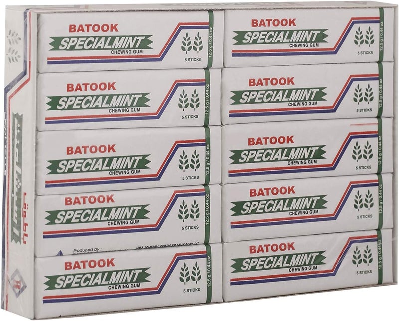 Batook Special Mint Chewing Gum - 20 Sticks - Image 1
